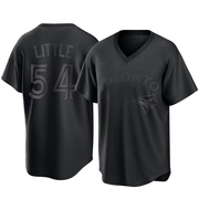 Replica Brendon Little Youth Toronto Blue Jays Black Pitch Fashion Jersey