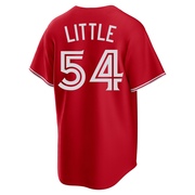 Replica Brendon Little Youth Toronto Blue Jays Red Canada Day Jersey