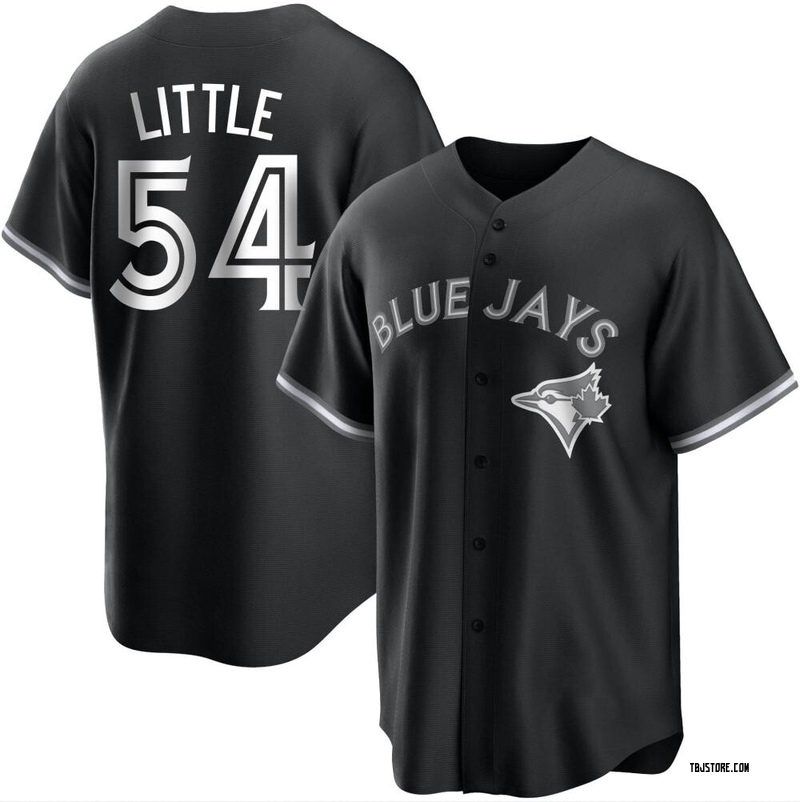 Replica Brendon Little Youth Toronto Blue Jays White Black/ Jersey