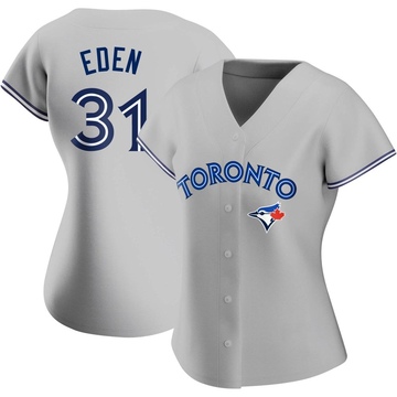 Replica Cam Eden Women's Toronto Blue Jays Gray Road Jersey
