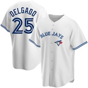 Replica Carlos Delgado Youth Toronto Blue Jays White Home Jersey