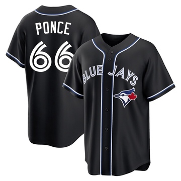 Replica Cody Ponce Men's Toronto Blue Jays Black Fashion Out Jersey