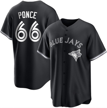 Replica Cody Ponce Men's Toronto Blue Jays White Black/ Jersey