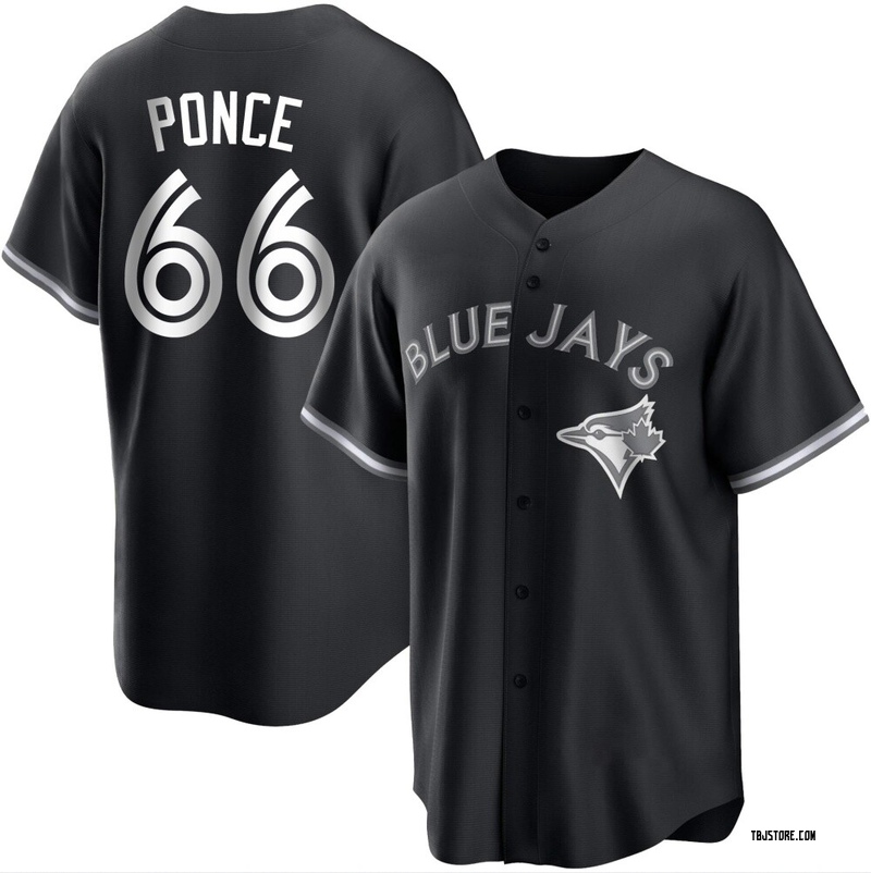Replica Cody Ponce Men's Toronto Blue Jays White Black/ Jersey