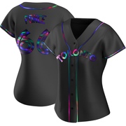 Replica Cody Ponce Women's Toronto Blue Jays Black Holographic Alternate Jersey