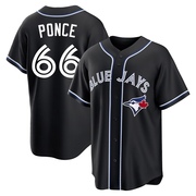 Replica Cody Ponce Youth Toronto Blue Jays Black Fashion Out Jersey