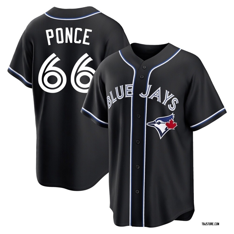 Replica Cody Ponce Youth Toronto Blue Jays Black Fashion Out Jersey