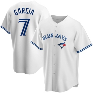 Replica Damaso Garcia Youth Toronto Blue Jays White Home Jersey