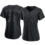 Replica Daniel Vogelbach Women's Toronto Blue Jays Black Pitch Fashion Jersey