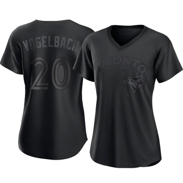 Replica Daniel Vogelbach Women's Toronto Blue Jays Black Pitch Fashion Jersey