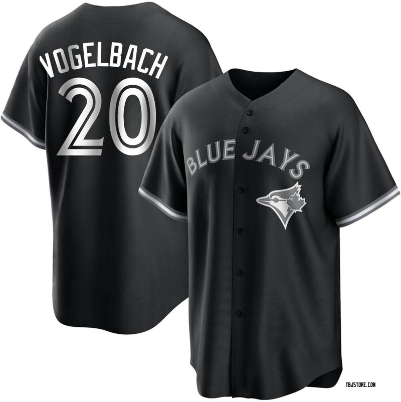 Replica Daniel Vogelbach Youth Toronto Blue Jays White Black/ Jersey