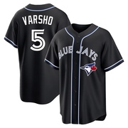 Replica Daulton Varsho Men's Toronto Blue Jays Black Fashion Out Jersey