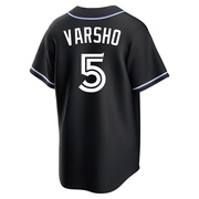 Replica Daulton Varsho Men's Toronto Blue Jays Black Fashion Out Jersey