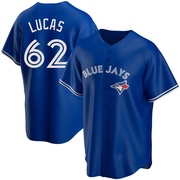 Replica Easton Lucas Men's Toronto Blue Jays Royal Alternate Jersey