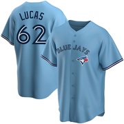 Replica Easton Lucas Youth Toronto Blue Jays Blue Powder Alternate Jersey