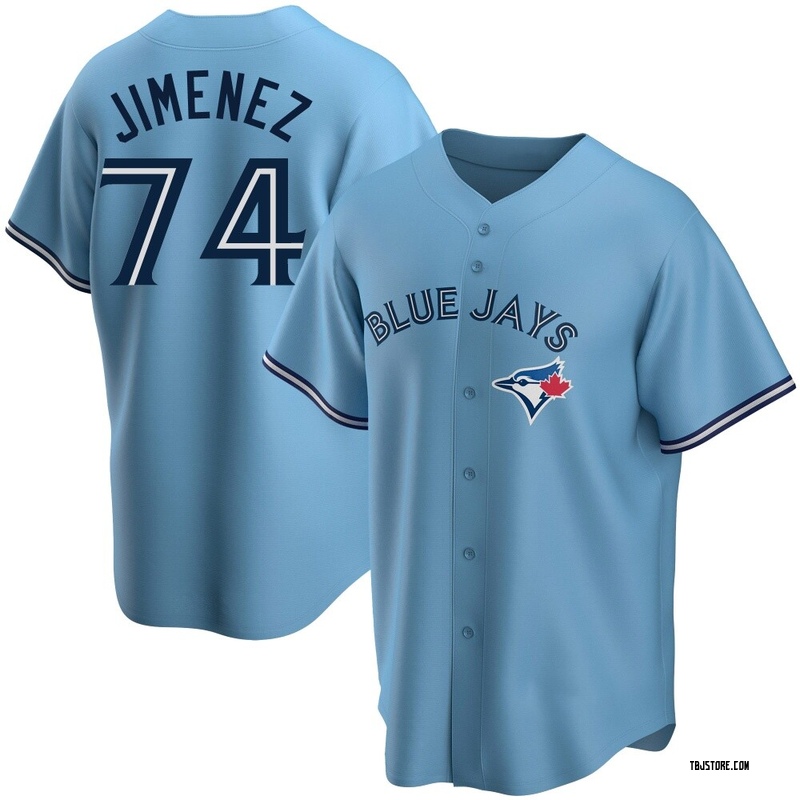 Replica Eloy Jimenez Men's Toronto Blue Jays Blue Powder Alternate Jersey