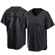 Replica Eloy Jimenez Youth Toronto Blue Jays Black Pitch Fashion Jersey