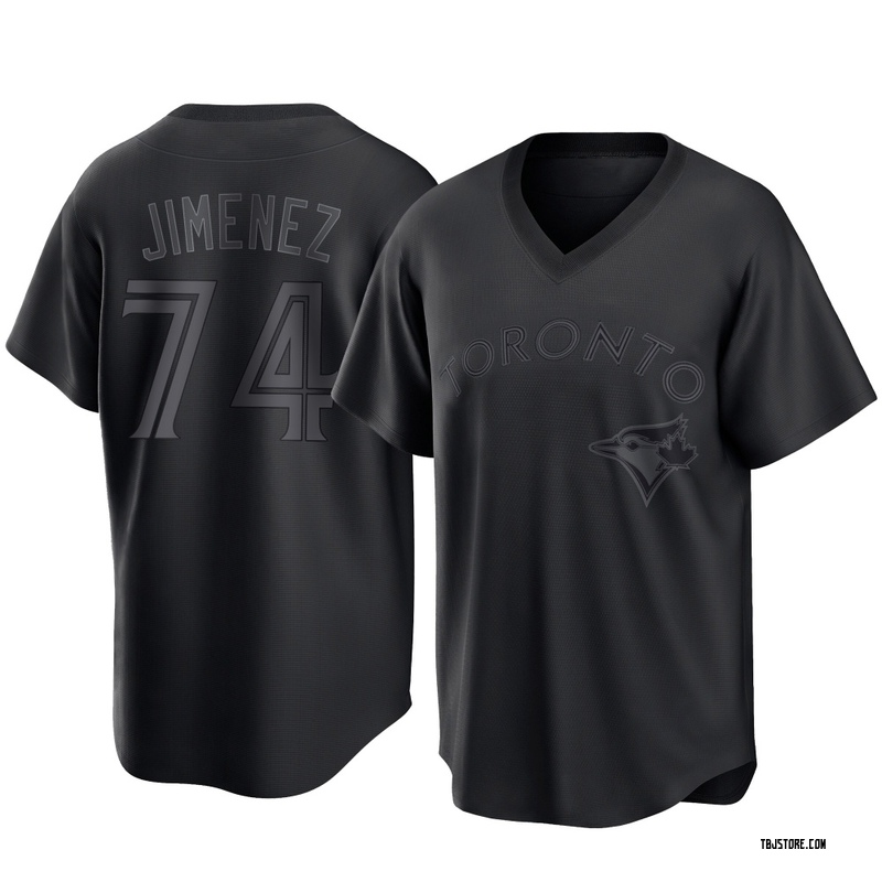 Replica Eloy Jimenez Youth Toronto Blue Jays Black Pitch Fashion Jersey