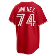 Replica Eloy Jimenez Youth Toronto Blue Jays Red Canada Day Jersey