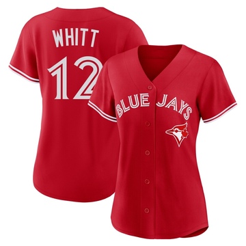Replica Ernie Whitt Women's Toronto Blue Jays Red Canada Day Jersey