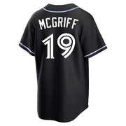 Replica Fred Mcgriff Youth Toronto Blue Jays Black Fashion Out Jersey