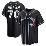 Replica Hayden Juenger Men's Toronto Blue Jays Black Fashion Out Jersey