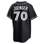 Replica Hayden Juenger Men's Toronto Blue Jays Black Fashion Out Jersey