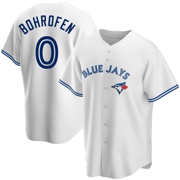Replica Jace Bohrofen Men's Toronto Blue Jays White Home Jersey