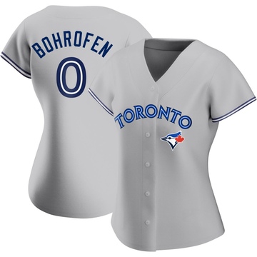 Replica Jace Bohrofen Women's Toronto Blue Jays Gray Road Jersey