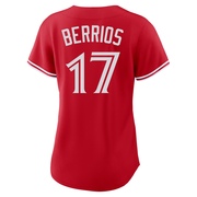 Replica Jose Berrios Women's Toronto Blue Jays Red Canada Day Jersey
