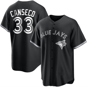 Replica Jose Canseco Men's Toronto Blue Jays White Black/ Jersey