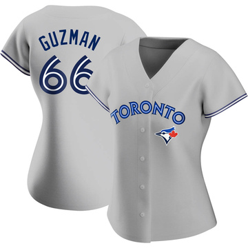 Replica Juan Guzman Women's Toronto Blue Jays Gray Road Jersey