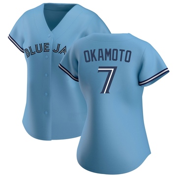 Replica Kazuma Okamoto Women's Toronto Blue Jays Blue Jersey
