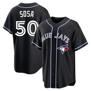 Replica Lenyn Sosa Youth Toronto Blue Jays Black Fashion Out Jersey