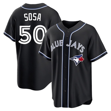 Replica Lenyn Sosa Youth Toronto Blue Jays Black Fashion Out Jersey