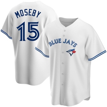 Replica Lloyd Moseby Men's Toronto Blue Jays White Home Jersey