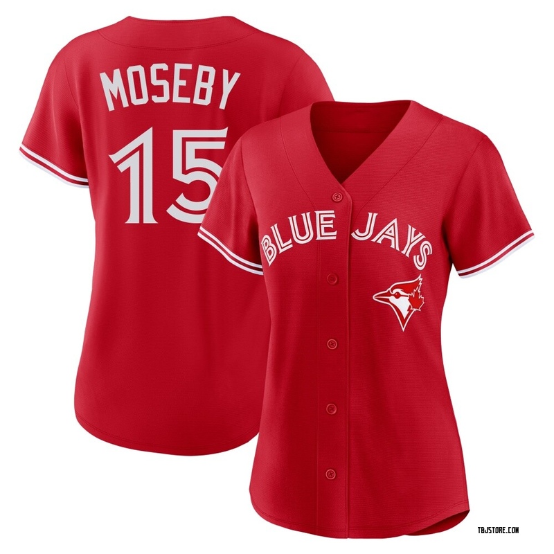 Replica Lloyd Moseby Women's Toronto Blue Jays Red Canada Day Jersey