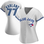 Replica Louis Varland Women's Toronto Blue Jays White Home Jersey