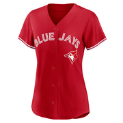 Replica Mason Fluharty Women's Toronto Blue Jays Red Canada Day Jersey