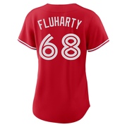 Replica Mason Fluharty Women's Toronto Blue Jays Red Canada Day Jersey