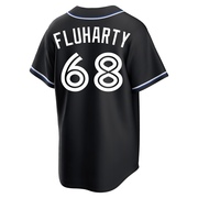 Replica Mason Fluharty Youth Toronto Blue Jays Black Fashion Out Jersey