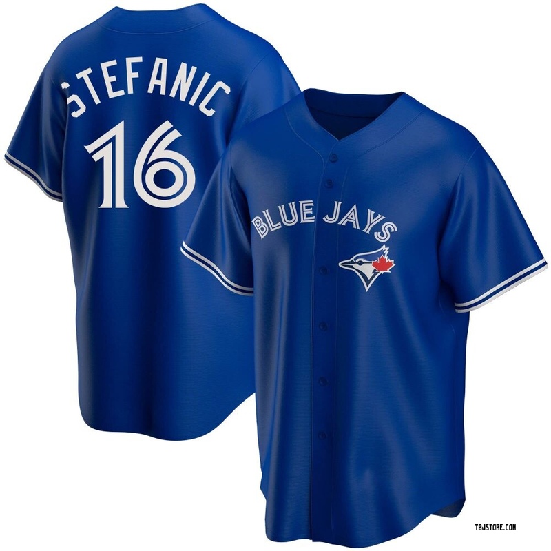 Replica Michael Stefanic Men's Toronto Blue Jays Royal Alternate Jersey