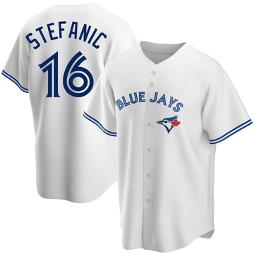 Replica Michael Stefanic Youth Toronto Blue Jays White Home Jersey