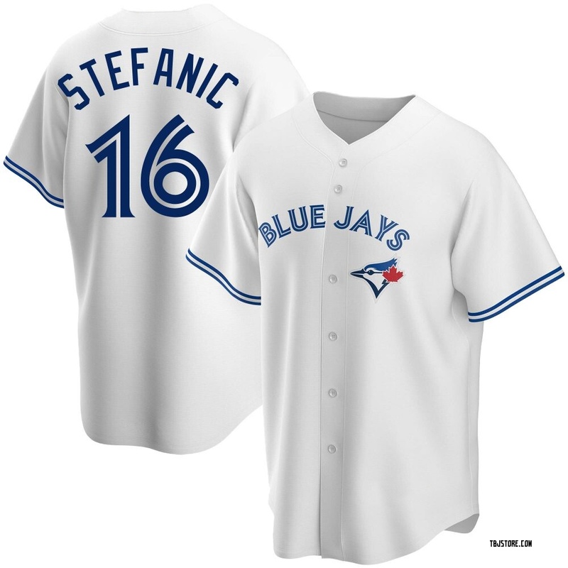Replica Michael Stefanic Youth Toronto Blue Jays White Home Jersey