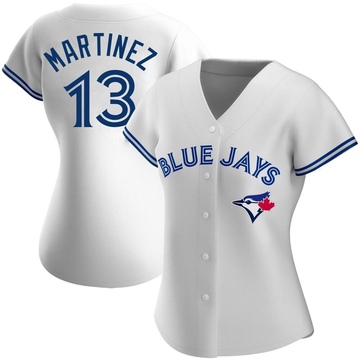 Replica Orelvis Martinez Women's Toronto Blue Jays White Home Jersey