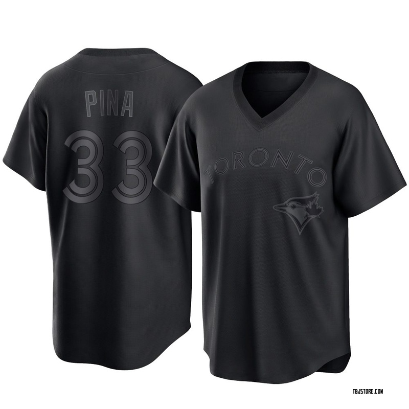 Replica Robinson Pina Youth Toronto Blue Jays Black Pitch Fashion Jersey