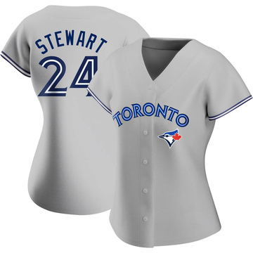 Replica Shannon Stewart Women's Toronto Blue Jays Gray Road Jersey