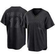 Replica Spencer Turnbull Youth Toronto Blue Jays Black Pitch Fashion Jersey