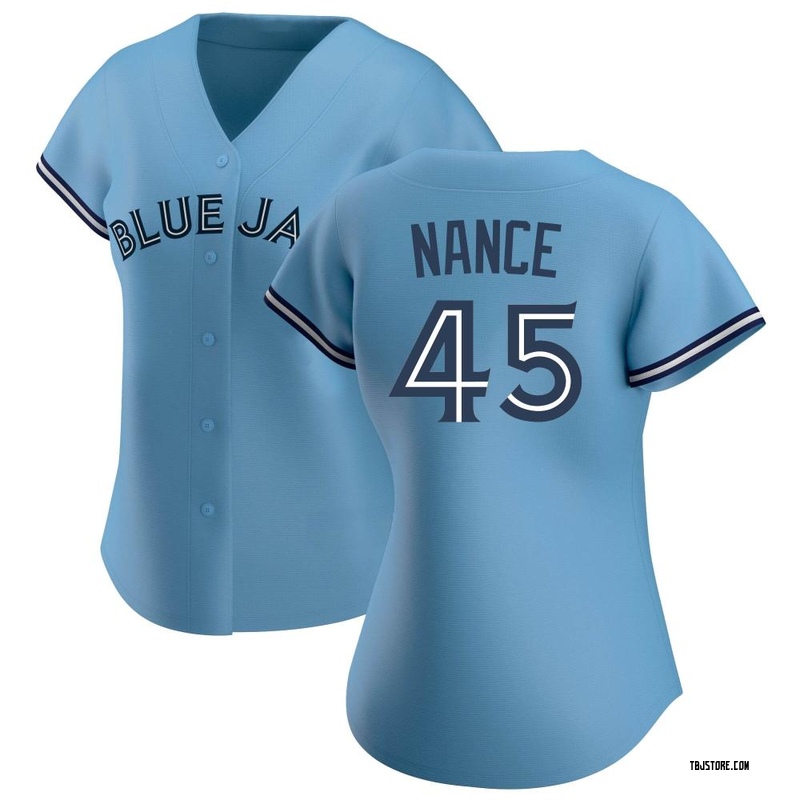 Replica Tommy Nance Women's Toronto Blue Jays Blue Jersey