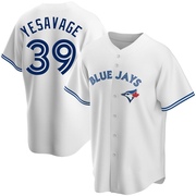 Replica Trey Yesavage Men's Toronto Blue Jays White Home Jersey